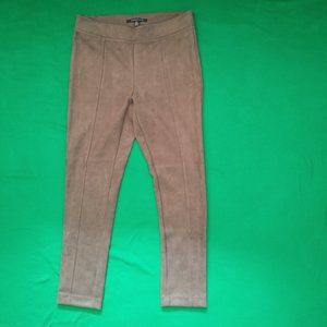 SALE! Andrew Marc suede brown tan formal pants slacks